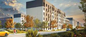 3-к квартира, строящийся дом, 55м2, 3/5 этаж