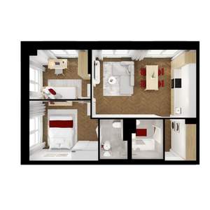 2-к квартира, вторичка, 54м2, 2/9 этаж