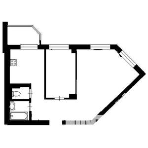 2-к квартира, вторичка, 63м2, 13/25 этаж