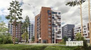 1-к квартира, строящийся дом, 33м2, 4/9 этаж