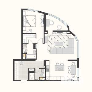 2-к квартира, вторичка, 84м2, 16/18 этаж
