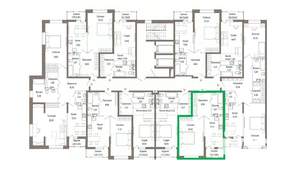 1-к квартира, вторичка, 47м2, 8/10 этаж
