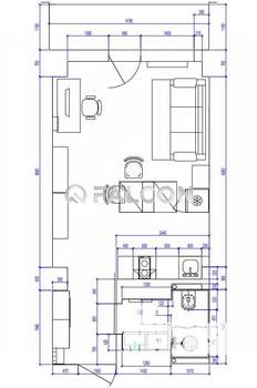 1-к квартира, вторичка, 37м2, 21/26 этаж