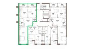 2-к квартира, вторичка, 90м2, 2/9 этаж