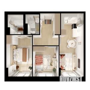 2-к квартира, вторичка, 56м2, 2/9 этаж