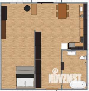 1-к квартира, вторичка, 39м2, 6/8 этаж