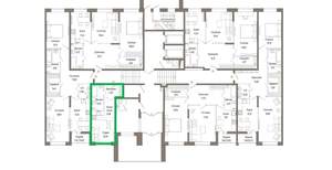 Студия квартира, вторичка, 25м2, 1/9 этаж