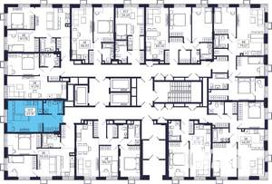 Студия квартира, строящийся дом, 30м2, 2/28 этаж