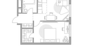 2-к квартира, вторичка, 35м2, 8/14 этаж