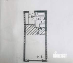 Студия квартира, вторичка, 28м2, 5/8 этаж