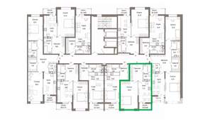 1-к квартира, вторичка, 47м2, 6/9 этаж