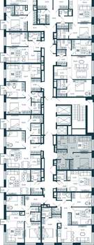 1-к квартира, вторичка, 40м2, 19/25 этаж