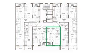 1-к квартира, вторичка, 41м2, 4/9 этаж