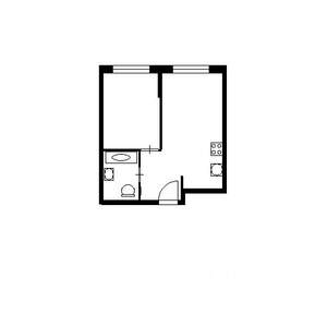 1-к квартира, вторичка, 38м2, 9/9 этаж