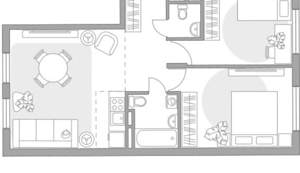 3-к квартира, вторичка, 59м2, 3/5 этаж