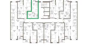 Студия квартира, вторичка, 32м2, 9/9 этаж