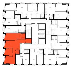 3-к квартира, вторичка, 84м2, 6/9 этаж