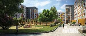 1-к квартира, строящийся дом, 34м2, 2/8 этаж