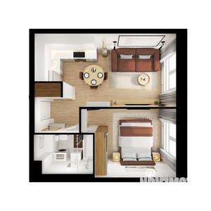 1-к квартира, вторичка, 36м2, 8/9 этаж