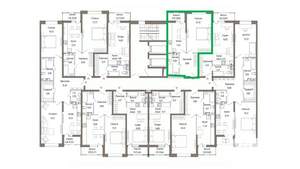 1-к квартира, вторичка, 47м2, 8/9 этаж