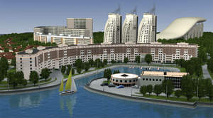 2-к квартира, вторичка, 65м2, 1/15 этаж