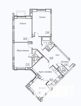 3-к квартира, вторичка, 109м2, 1/3 этаж