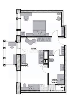 2-к квартира, вторичка, 51м2, 3/8 этаж