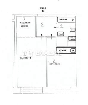2-к квартира, вторичка, 40м2, 30/33 этаж