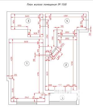 1-к квартира, вторичка, 62м2, 2/8 этаж