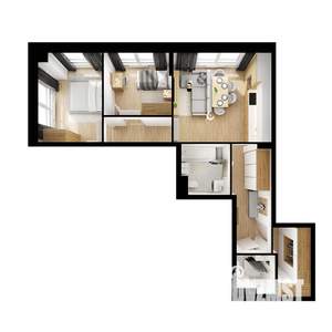 2-к квартира, вторичка, 60м2, 9/9 этаж