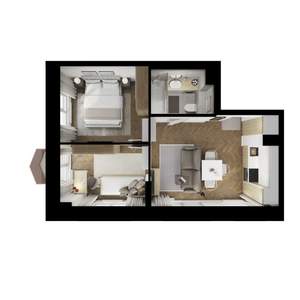 2-к квартира, вторичка, 42м2, 4/9 этаж