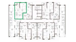 1-к квартира, вторичка, 48м2, 3/9 этаж