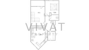 2-к квартира, вторичка, 70м2, 12/24 этаж