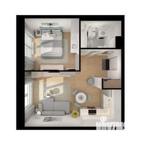 1-к квартира, вторичка, 40м2, 3/9 этаж