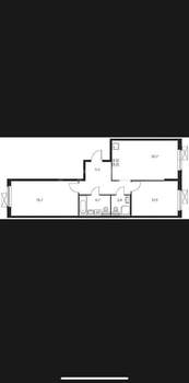 2-к квартира, сданный дом, 43м2, 18/28 этаж