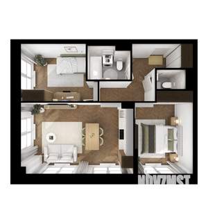 2-к квартира, вторичка, 57м2, 9/9 этаж