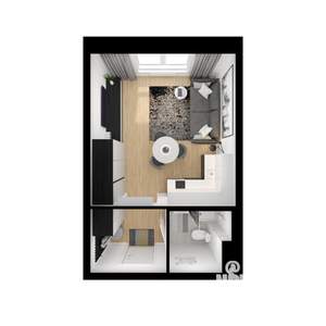 Студия квартира, вторичка, 24м2, 8/9 этаж