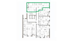 2-к квартира, вторичка, 96м2, 4/9 этаж