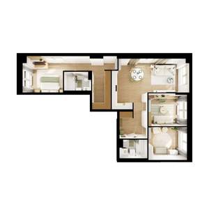3-к квартира, вторичка, 84м2, 3/9 этаж