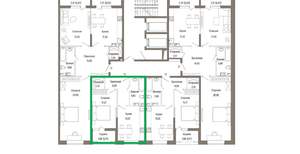 1-к квартира, вторичка, 45м2, 8/9 этаж