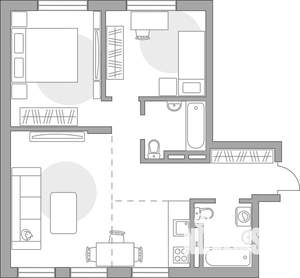 3-к квартира, вторичка, 63м2, 4/6 этаж