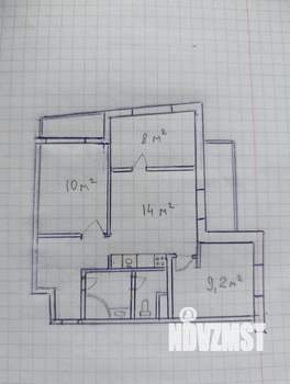 2-к квартира, вторичка, 60м2, 4/19 этаж