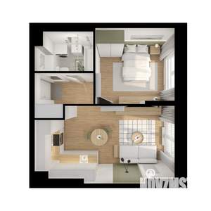 1-к квартира, вторичка, 38м2, 6/9 этаж