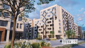 1-к квартира, строящийся дом, 39м2, 3/9 этаж