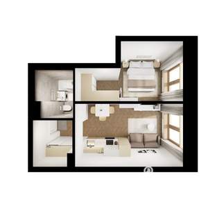 1-к квартира, вторичка, 32м2, 1/9 этаж