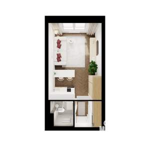 Студия квартира, вторичка, 24м2, 7/9 этаж