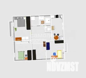 3-к квартира, вторичка, 93м2, 4/5 этаж