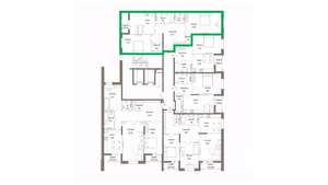 2-к квартира, вторичка, 96м2, 6/9 этаж