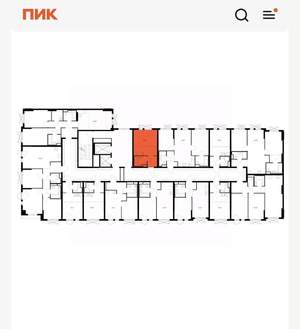 Студия квартира, вторичка, 24м2, 5/9 этаж