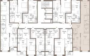 2-к квартира, вторичка, 76м2, 6/9 этаж